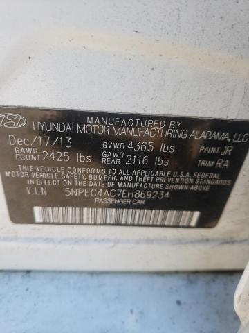 Photo 11 VIN: 5NPEC4AC7EH869234 - HYUNDAI SONATA SE 