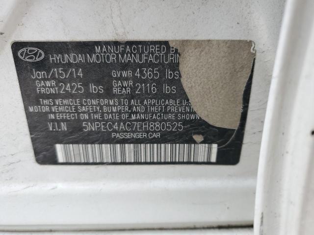 Photo 11 VIN: 5NPEC4AC7EH880525 - HYUNDAI SONATA SE 