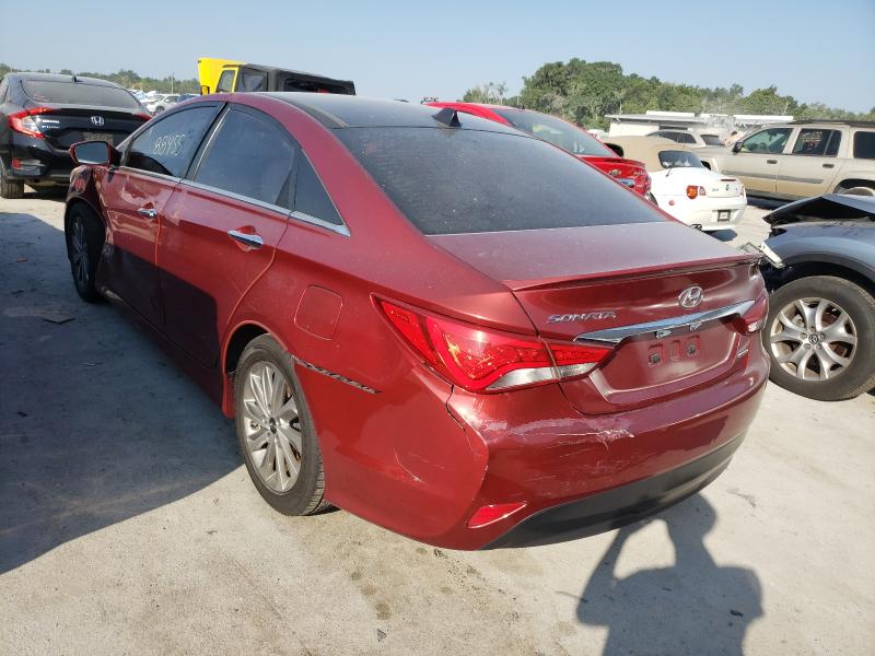 Photo 2 VIN: 5NPEC4AC7EH948449 - HYUNDAI SONATA SE 