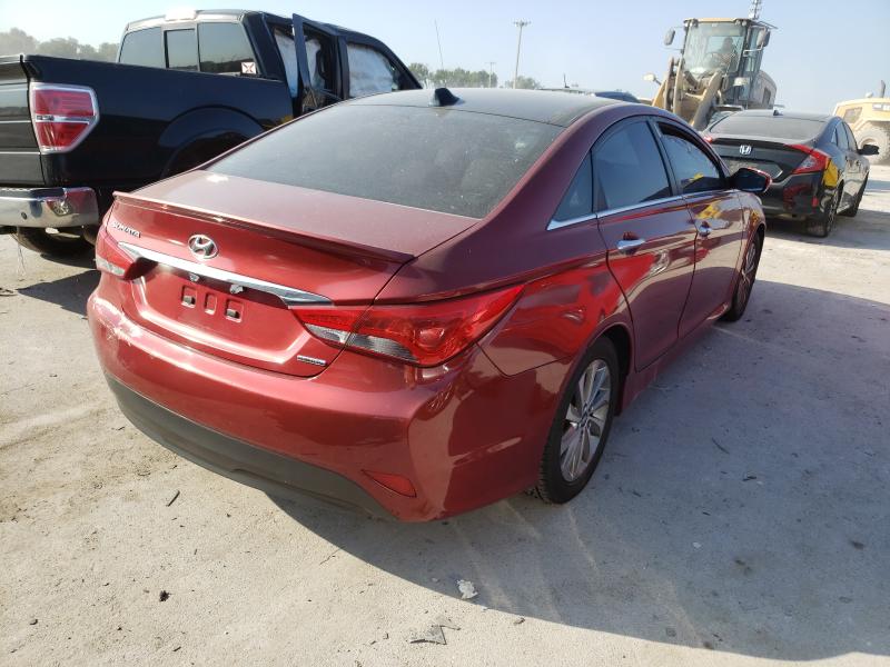 Photo 3 VIN: 5NPEC4AC7EH948449 - HYUNDAI SONATA SE 