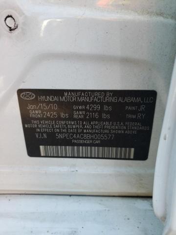 Photo 11 VIN: 5NPEC4AC8BH005577 - HYUNDAI SONATA SE 