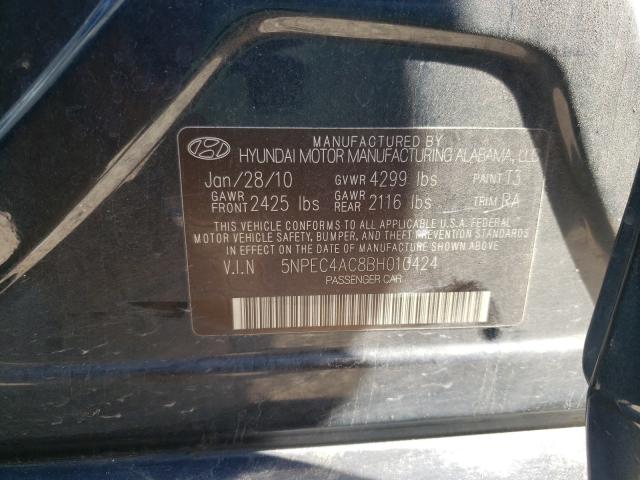 Photo 9 VIN: 5NPEC4AC8BH010424 - HYUNDAI SONATA SE 