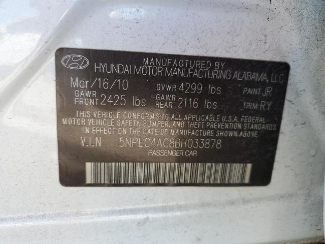 Photo 11 VIN: 5NPEC4AC8BH033878 - HYUNDAI SONATA SE 