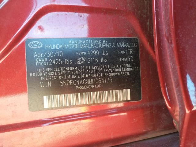 Photo 9 VIN: 5NPEC4AC8BH064175 - HYUNDAI SONATA SE 