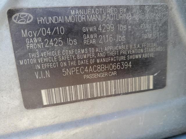 Photo 12 VIN: 5NPEC4AC8BH066394 - HYUNDAI SONATA SE 