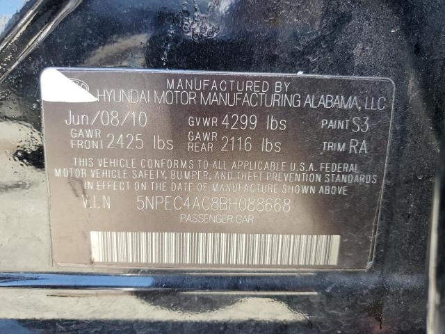 Photo 11 VIN: 5NPEC4AC8BH088668 - HYUNDAI SONATA SE 