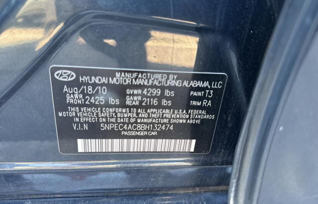 Photo 9 VIN: 5NPEC4AC8BH132474 - HYUNDAI SONATA SE 