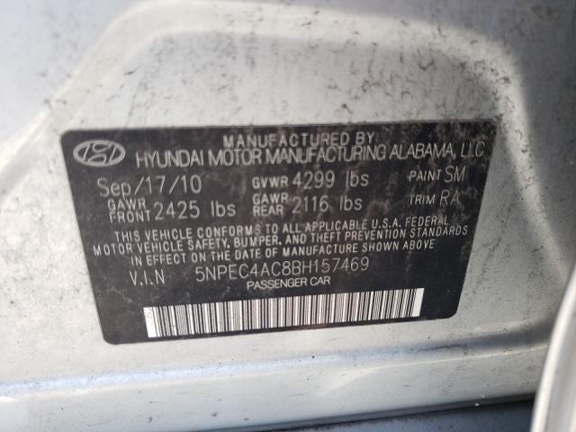 Photo 9 VIN: 5NPEC4AC8BH157469 - HYUNDAI SONATA SE 