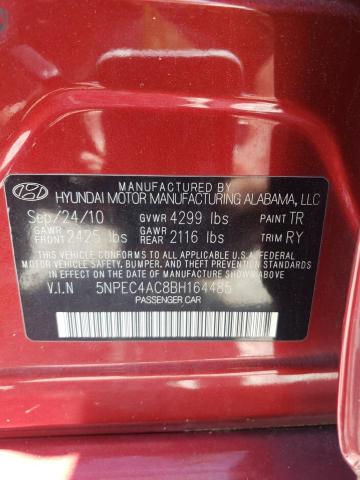 Photo 11 VIN: 5NPEC4AC8BH164485 - HYUNDAI SONATA 