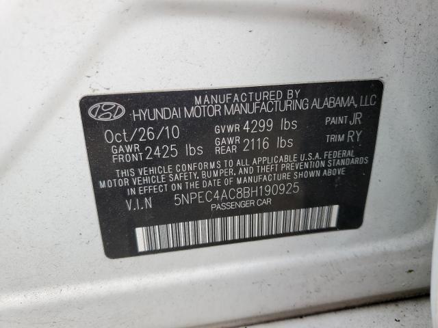 Photo 11 VIN: 5NPEC4AC8BH190925 - HYUNDAI SONATA SE 