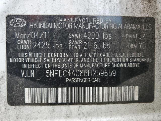 Photo 11 VIN: 5NPEC4AC8BH259659 - HYUNDAI SONATA 