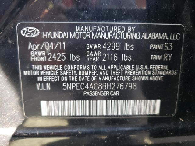 Photo 11 VIN: 5NPEC4AC8BH276798 - HYUNDAI SONATA 