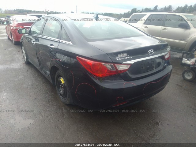 Photo 2 VIN: 5NPEC4AC8DH547247 - HYUNDAI SONATA 