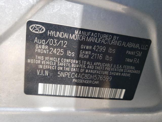 Photo 11 VIN: 5NPEC4AC8DH576599 - HYUNDAI SONATA 