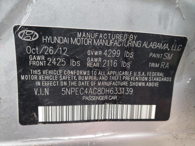 Photo 12 VIN: 5NPEC4AC8DH633139 - HYUNDAI SONATA 