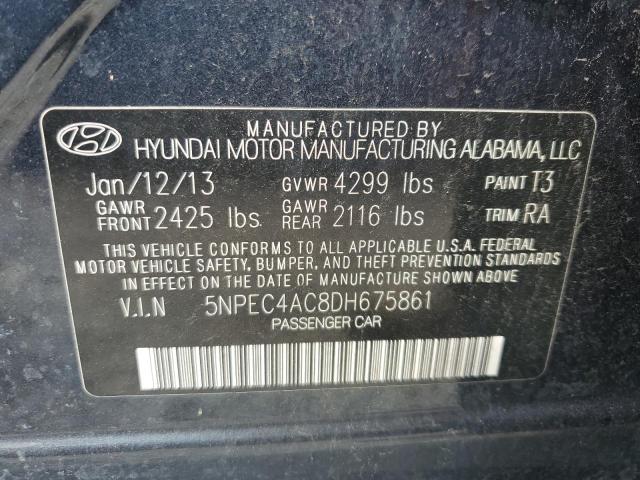 Photo 11 VIN: 5NPEC4AC8DH675861 - HYUNDAI SONATA 