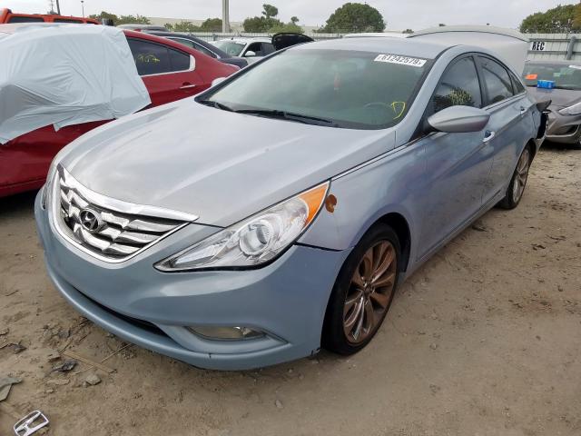 Photo 1 VIN: 5NPEC4AC8DH678131 - HYUNDAI SONATA SE 