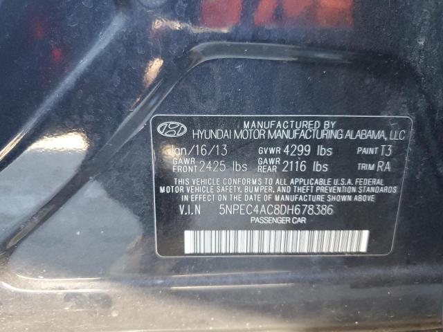 Photo 12 VIN: 5NPEC4AC8DH678386 - HYUNDAI SONATA 