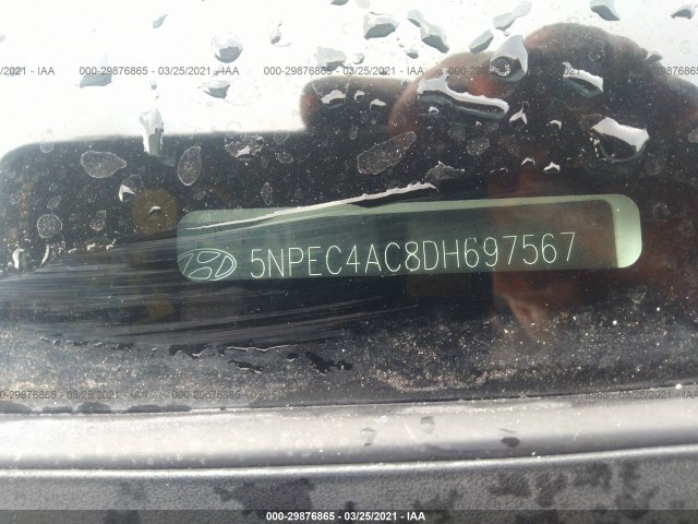 Photo 8 VIN: 5NPEC4AC8DH697567 - HYUNDAI SONATA 