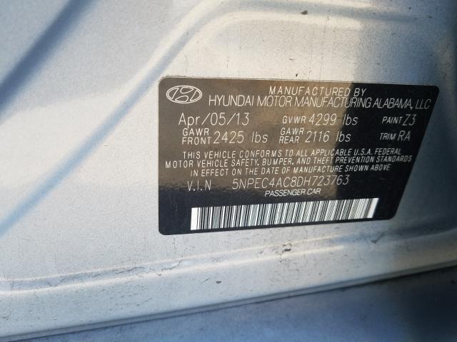 Photo 9 VIN: 5NPEC4AC8DH723763 - HYUNDAI SONATA SE 