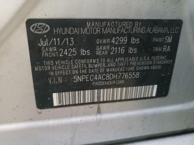 Photo 9 VIN: 5NPEC4AC8DH776558 - HYUNDAI SONATA SE 