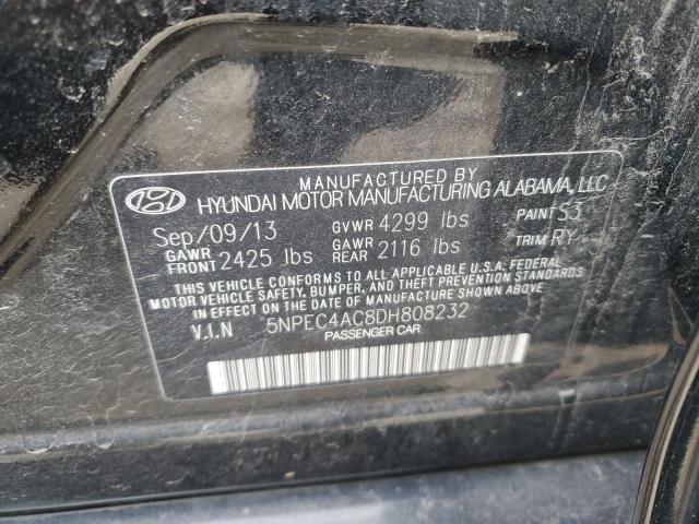 Photo 12 VIN: 5NPEC4AC8DH808232 - HYUNDAI SONATA SE 