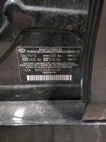 Photo 11 VIN: 5NPEC4AC8EH811861 - HYUNDAI SONATA SE 