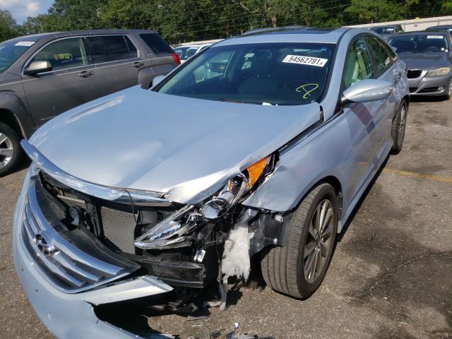 Photo 1 VIN: 5NPEC4AC8EH814825 - HYUNDAI SONATA SE 