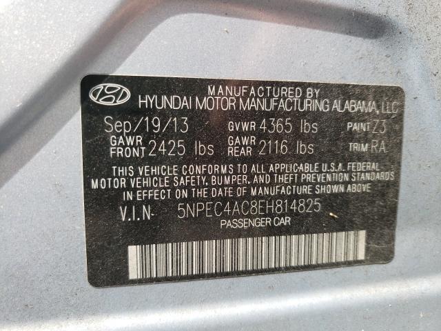 Photo 9 VIN: 5NPEC4AC8EH814825 - HYUNDAI SONATA SE 