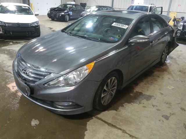 Photo 1 VIN: 5NPEC4AC8EH834797 - HYUNDAI SONATA SE 