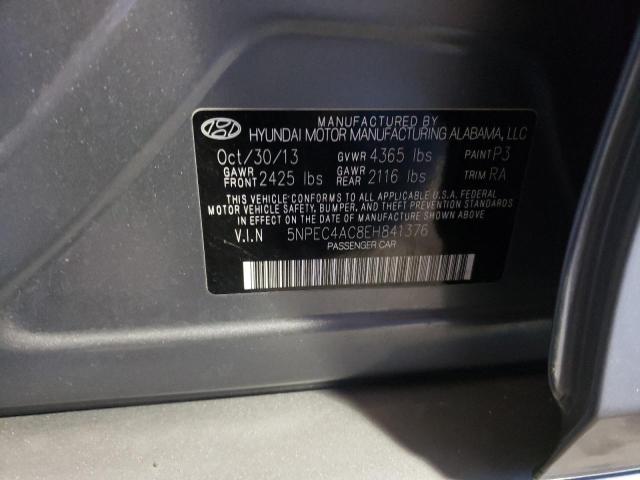 Photo 11 VIN: 5NPEC4AC8EH841376 - HYUNDAI SONATA 