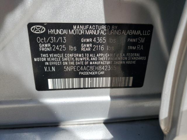 Photo 11 VIN: 5NPEC4AC8EH842365 - HYUNDAI SONATA 