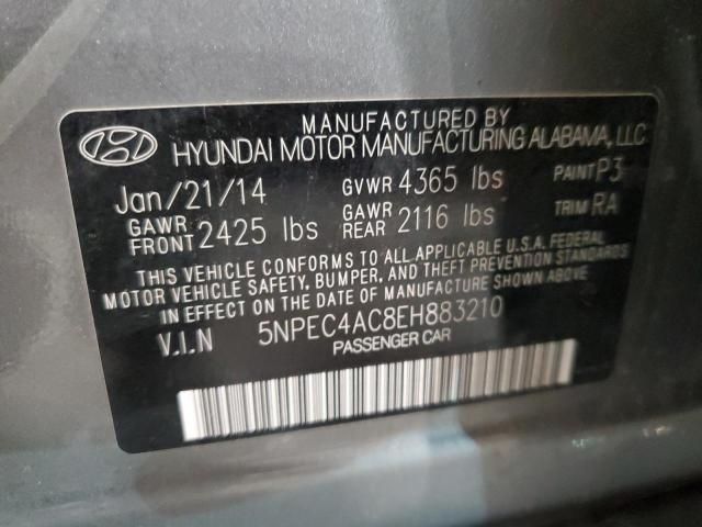 Photo 11 VIN: 5NPEC4AC8EH883210 - HYUNDAI SONATA SE 