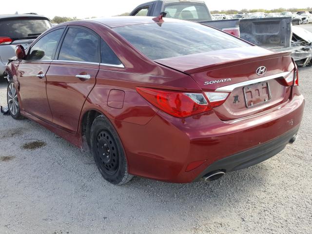 Photo 2 VIN: 5NPEC4AC8EH887435 - HYUNDAI SONATA SE 