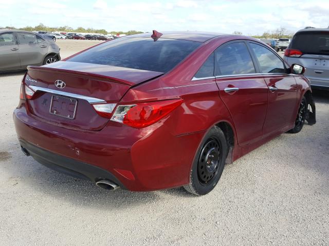 Photo 3 VIN: 5NPEC4AC8EH887435 - HYUNDAI SONATA SE 