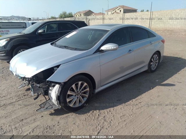 Photo 1 VIN: 5NPEC4AC8EH891825 - HYUNDAI SONATA 