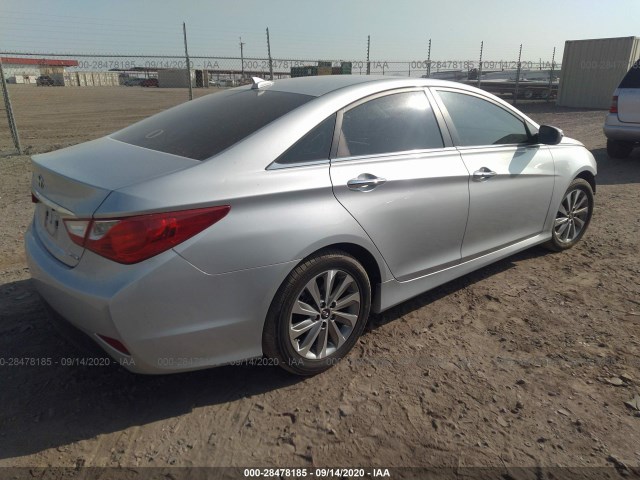 Photo 3 VIN: 5NPEC4AC8EH891825 - HYUNDAI SONATA 