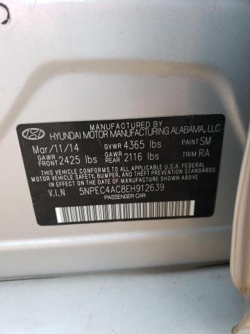 Photo 11 VIN: 5NPEC4AC8EH912639 - HYUNDAI SONATA SE 