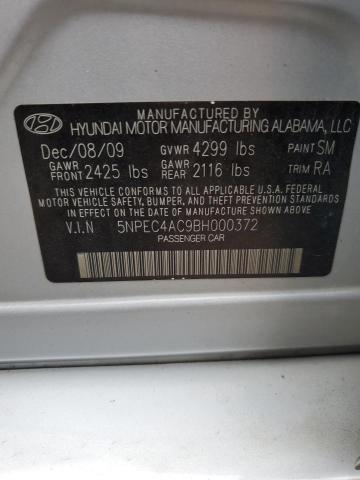 Photo 11 VIN: 5NPEC4AC9BH000372 - HYUNDAI SONATA SE 