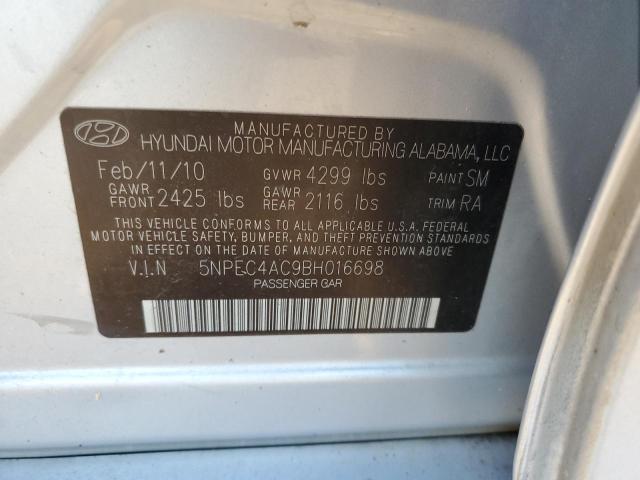 Photo 9 VIN: 5NPEC4AC9BH016698 - HYUNDAI SONATA SE 