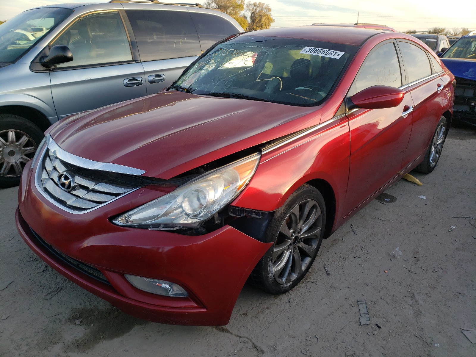 Photo 1 VIN: 5NPEC4AC9BH038460 - HYUNDAI SONATA SE 