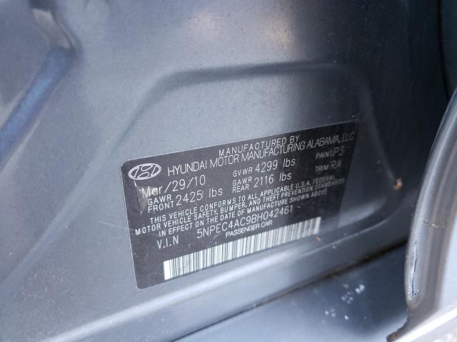 Photo 9 VIN: 5NPEC4AC9BH042461 - HYUNDAI SONATA SE 