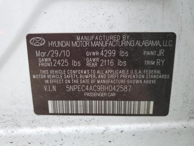 Photo 11 VIN: 5NPEC4AC9BH042587 - HYUNDAI SONATA 