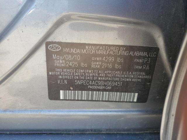 Photo 11 VIN: 5NPEC4AC9BH069451 - HYUNDAI SONATA 