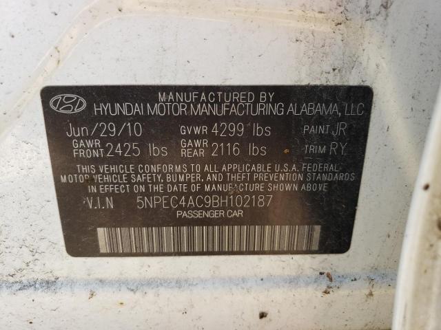 Photo 9 VIN: 5NPEC4AC9BH102187 - HYUNDAI SONATA SE 