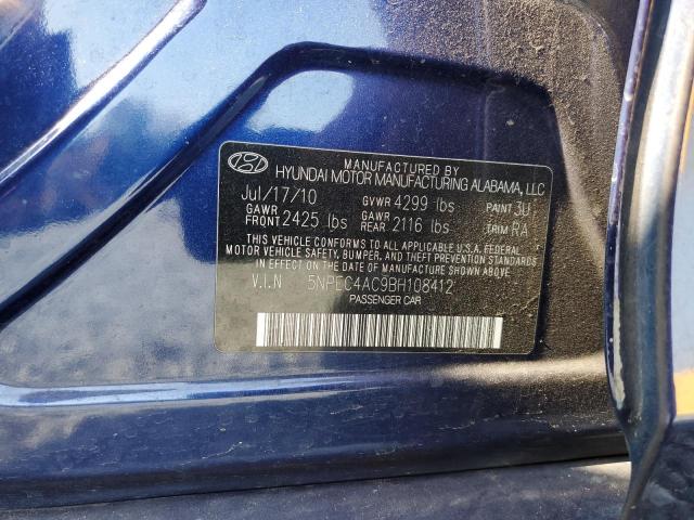 Photo 9 VIN: 5NPEC4AC9BH108412 - HYUNDAI SONATA SE 