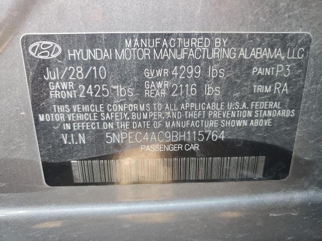 Photo 12 VIN: 5NPEC4AC9BH115764 - HYUNDAI SONATA SE 