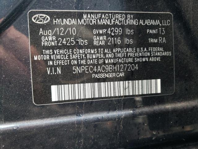 Photo 11 VIN: 5NPEC4AC9BH127204 - HYUNDAI SONATA SE 