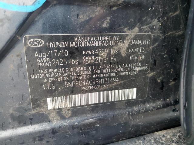 Photo 11 VIN: 5NPEC4AC9BH131494 - HYUNDAI SONATA SE 