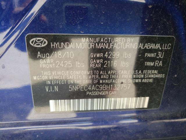 Photo 9 VIN: 5NPEC4AC9BH132757 - HYUNDAI SONATA SE 